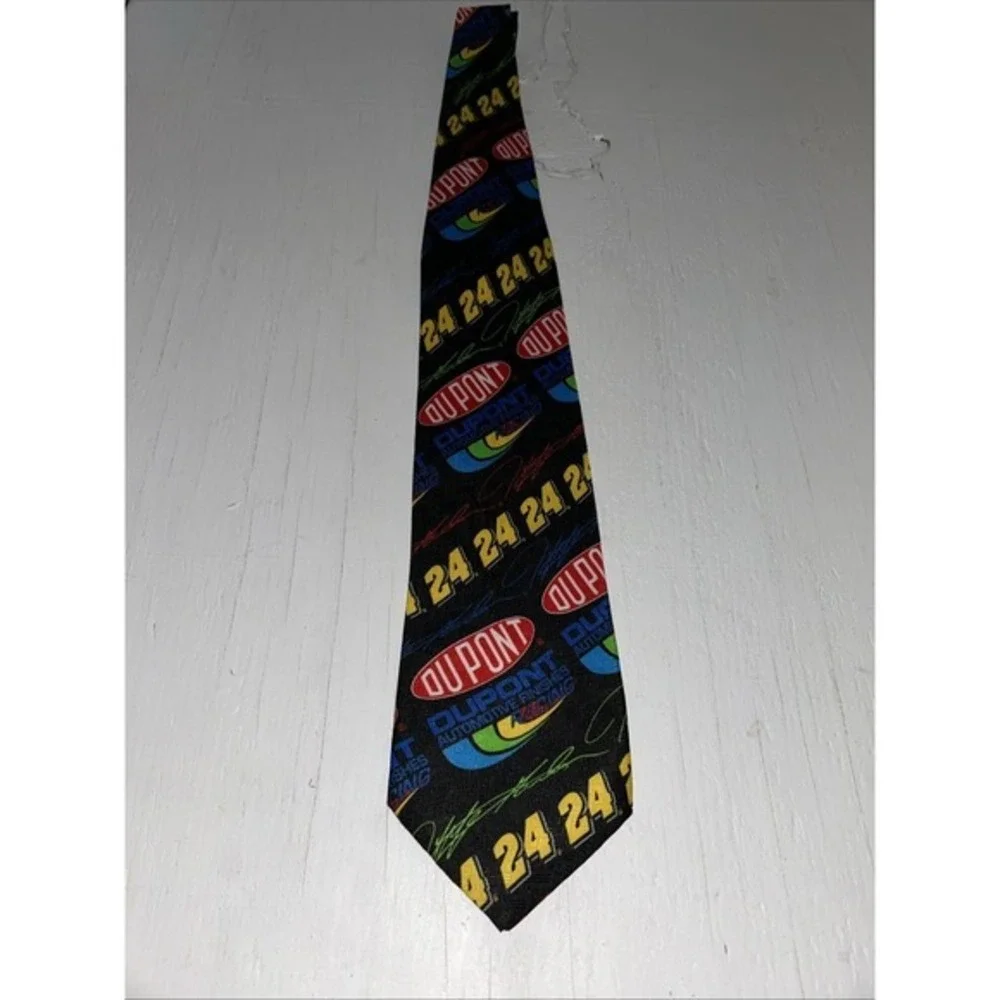 Ralph Marlin Jeff Gordon‎ Dupont #24 Tie Vintage 1990's